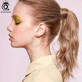 925 Silver Heart Hoop Earrings Minimalist Daily Wear for Women