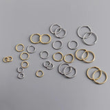 925 Silver Gothic Twist Huggie Hoop Earrings Women Men Charms Ear Buckle