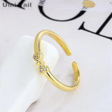 925 Tibetan Silver Bow Micro-Inlaid Open Ring