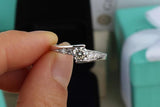 925 Silver Rings Women CZ Stone Engagement Wedding Jewelry