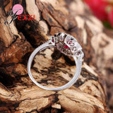 925 Silver CZ Stone Finger Rings for Women