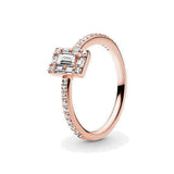 925 Silver Swirling Lines Ring Wedding Party Jewelry