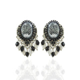 Boho Retro Studs Tassel Earrings Bead Ear Jewelry Gift