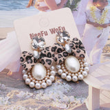 Rhinestone Crystal Tie Big Earring Dangle Charm Zinc Alloy Long Brinco