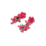 Handwoven Beads Flowers Tassel Earrings for Party Jewelry