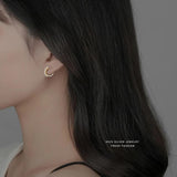 925 Silver Shell Pearl Stud Earrings Gift for Mum Daughter