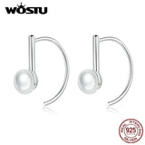 Rose Stud Earrings 925 Sterling Silver Freshwater Pearls Small Earrings