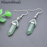Green Aventurine Opal Dangle Earrings for Women