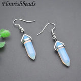 Green Aventurine Opal Dangle Earrings for Women
