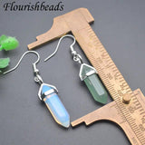 Green Aventurine Opal Dangle Earrings for Women