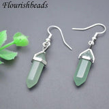 Green Aventurine Opal Dangle Earrings for Women