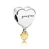 925 Silver Love Arrow Pendant Bead for Bracelet DIY Jewelry