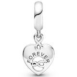 925 Silver Love Arrow Pendant Bead for Bracelet DIY Jewelry
