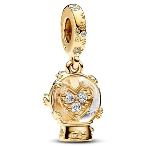 925 Silver Shooting Star Key Pendant Bead for Bracelet Women Jewelry