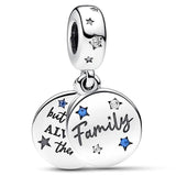 925 Silver Shooting Star Key Pendant Bead for Bracelet Women Jewelry