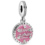 Sisters Crown Pendant 925 Sterling Silver Charms for Bracelet