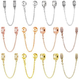 925 Silver Elegance Heart Safety Charm Bracelet Bead