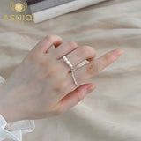 Freshwater Pearl Ring 925 Sterling Silver Jewelry Women Gift
