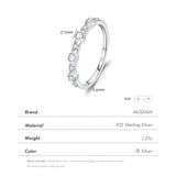 925 Silver Shell Pearl Charm Ring for Women