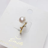 Real Natural Pearl Opening Finger Ring 925 Sterling Silver