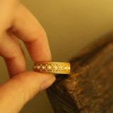 Micro Inlay Pearl Rings for Women - High-End Open Jewelry