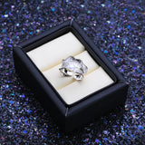 925 Silver Freshwater Pearl Ring for Women Custom Gothic Jewelry