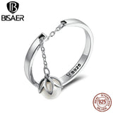 925 Silver Pearl Eternity Ring Adjust Size 6-9 Women Wedding Jewelry