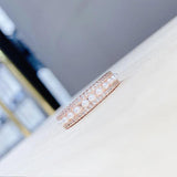 925 Silver Zircon Gemstone Pearl Ring for Women Wedding Party