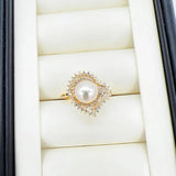 Arrival Pearl Ring 14K Filled Freshwater Pearl Heart-shaped Wedding Ring