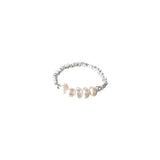 Baroque Pearl 925 Sterling Silver Ladies Ring