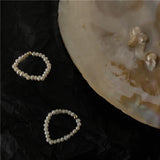 Baroque Pearl Ring 925 Sterling Silver Wedding Rings For Women
