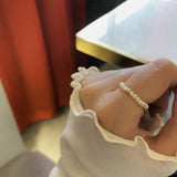 Baroque Pearl Ring 925 Sterling Silver Wedding Rings For Women