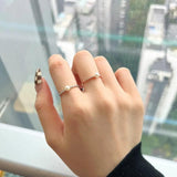 925 Silver Pearl Zircon Ring for Women Jewelry Fine Accessories