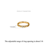 925 Silver Lace Pearl Zircon Finger Rings Wedding Gift