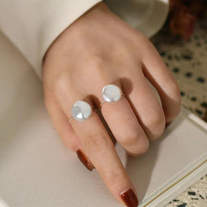 Baroque Pearl 925 Sterling Silver Ring for Women