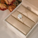 Baroque Pearl 925 Sterling Silver Ring for Women