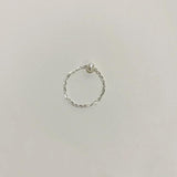 Natural Freshwater Pearl Ring 925 Sterling Silver Women Jewelry