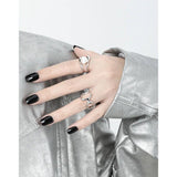 925 Silver Baroque Pearls Adjustable Ring Fine Jewelry