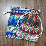 20pcs Vintage Ethnic Style Drawstring Pouch Gift Candy Storage Bag