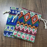 20pcs Vintage Ethnic Style Drawstring Pouch Gift Candy Storage Bag