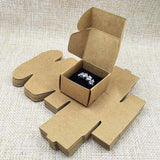 DIY Paper Jewelry Box with Earring Card Inserts 20pcs