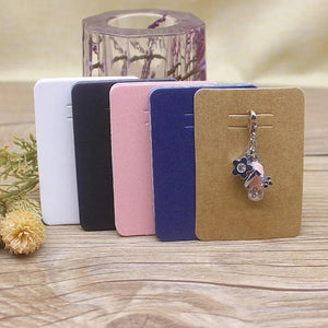 Jewelry Display Cards for Hairpin Lobster Clasp 5x7cm