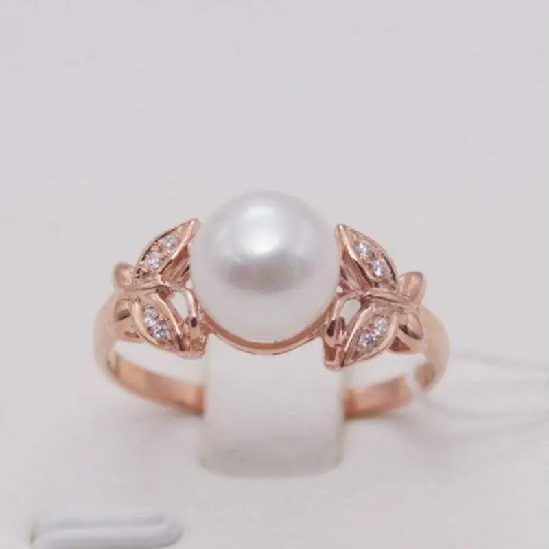 Romantic Butterfly Rings for Women 14K Rose Wedding Jewelry