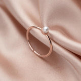 3 Pearl Open Adjustable Silver 925 Ring for Women Slim Ring Fine Jewelry