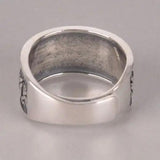 S925 Silver Chinese Retro Couple Opening Adjustable Ring