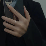 925 Silver Heart Ring with CZ Band for Gift Party