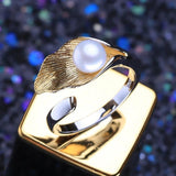 925 Silver Ring Freshwater Pearl Rings Women Custom Female Fine Jewelry