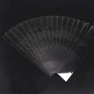 200pcs Cellophane Top Open Bag Small Long Jewelry Gift Packaging