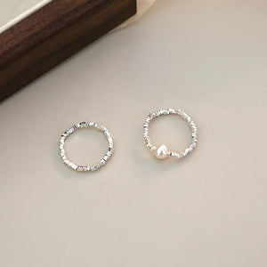 Freshwater Pearl Silver Ring 925 Sterling Jewelry Gift