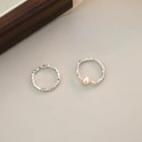 Freshwater Pearl Silver Ring 925 Sterling Jewelry Gift